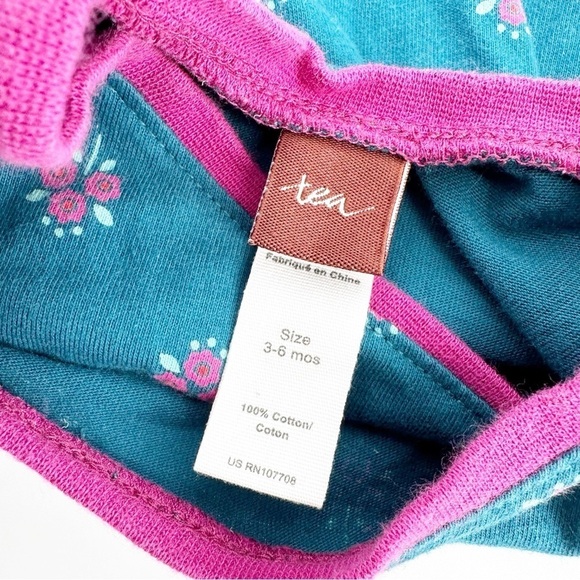 Tea Collection 3 -6 Month One Piece Romper - Picture 5 of 6